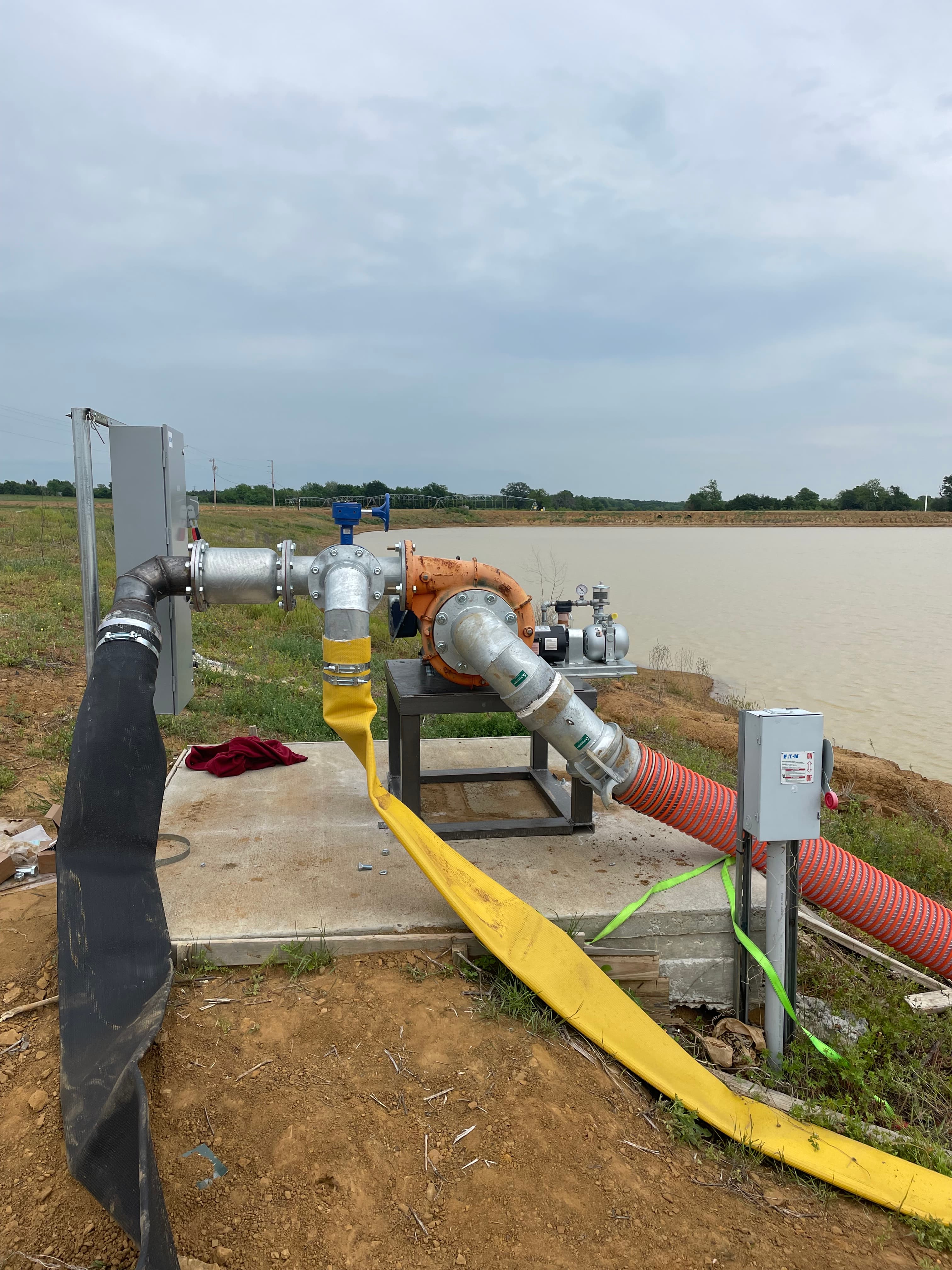 Professional pump station installation